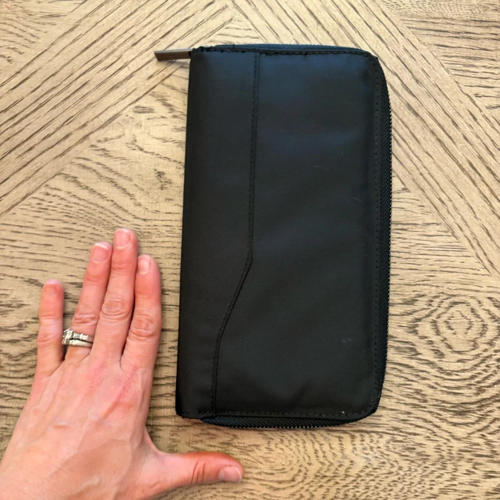 NWOT Men's Black RFID Travel Wallet